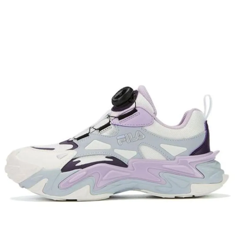 (GS) FILA Low-Top Running Shoes 'White Purple Blue' K15G242504FWG sold by KicksCrew