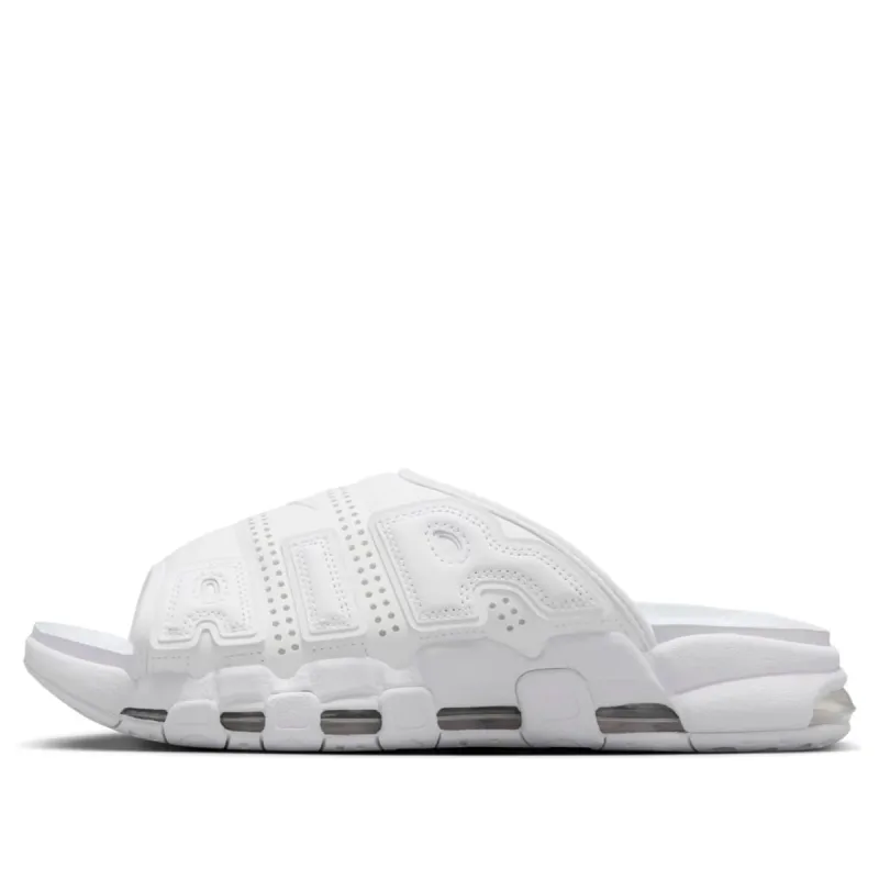 Nike Air More Uptempo Slides 'Triple White' FD9883-101 sold by KicksCrew