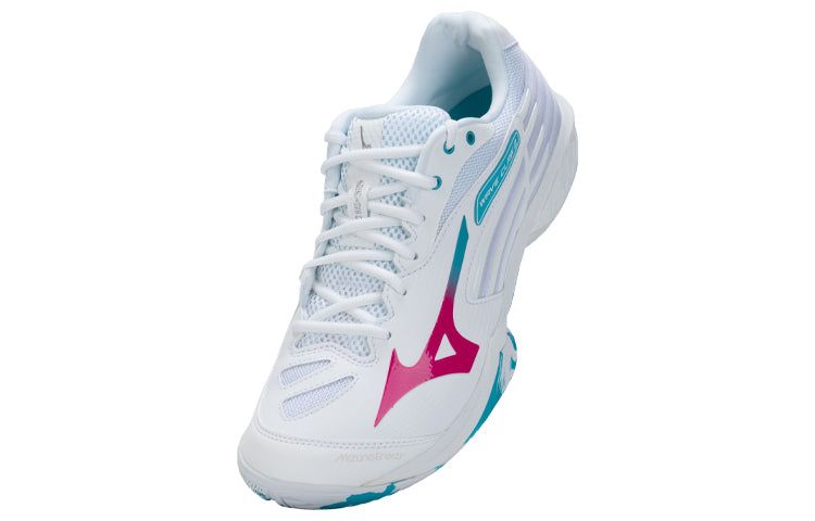 Mizuno Wave Claw II 'White Sky Blue Pink' 71GA211060 sold by KicksCrew product image thumbnail 2