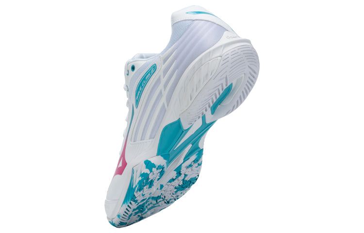 Mizuno Wave Claw II 'White Sky Blue Pink' 71GA211060 sold by KicksCrew product image thumbnail 3