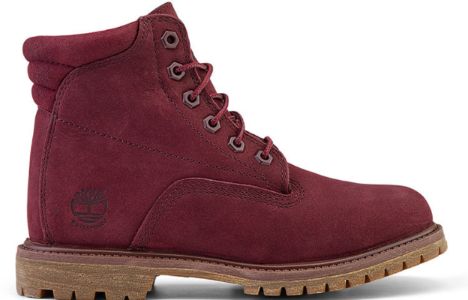 (WMNS) Timberland Waterville 6-Inch Boot 'Burgundy Nubuck' A1R2T sold by KicksCrew
