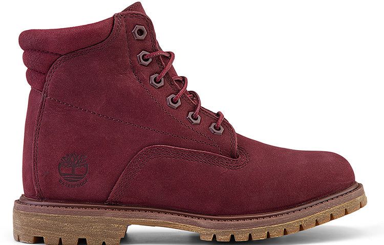 (WMNS) Timberland Waterville 6-Inch Boot 'Burgundy Nubuck' A1R2T sold by KicksCrew product image thumbnail 2
