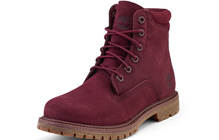 (WMNS) Timberland Waterville 6-Inch Boot 'Burgundy Nubuck' A1R2T sold by KicksCrew product image thumbnail 3
