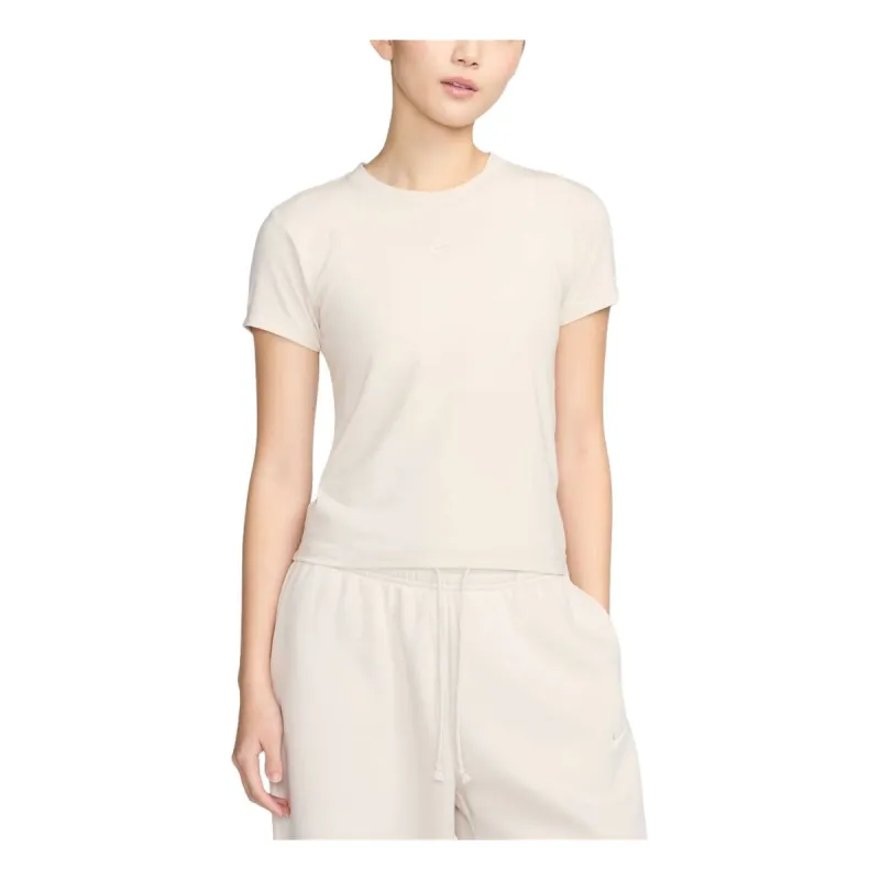 (WMNS) Nike Sportswear Chill Knit T-Shirt Asia Sizing 'Light Brown' FV5509-104 sold by KicksCrew