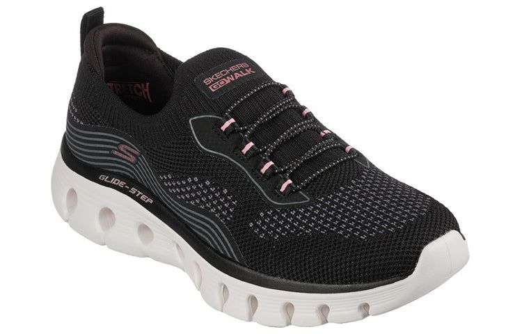 (WMNS) Skechers Go Walk Glide Step Flex 'Black Pink' 124808-BKPK sold by KicksCrew product image thumbnail 3