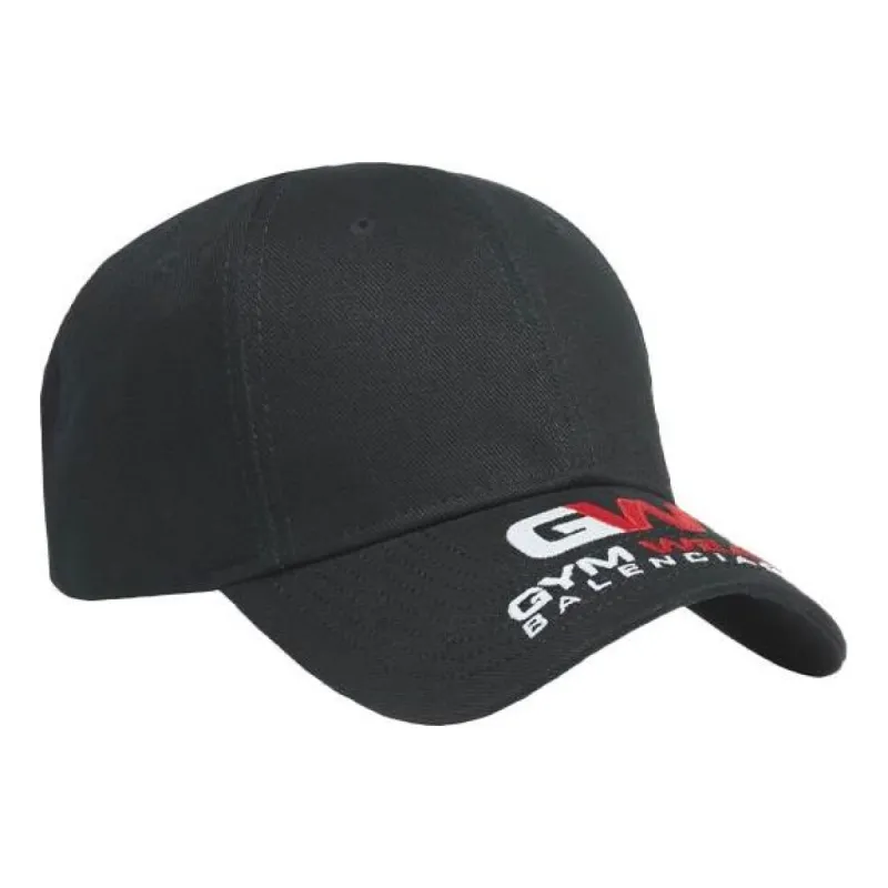 Balenciaga Gym Wear Canvas Baseball Cap 'Black' 623903410B2-1000 sold by KicksCrew