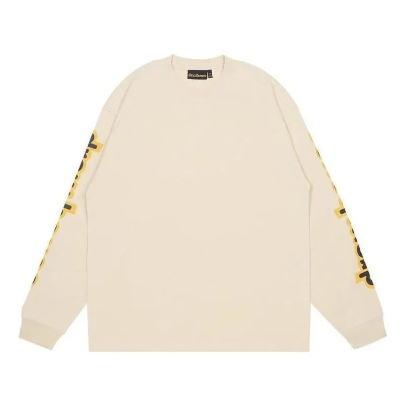 Drew House Long Sleeve Hug T-shirt 'Biscott' DH-HJ2122C-DHBI sold by KicksCrew