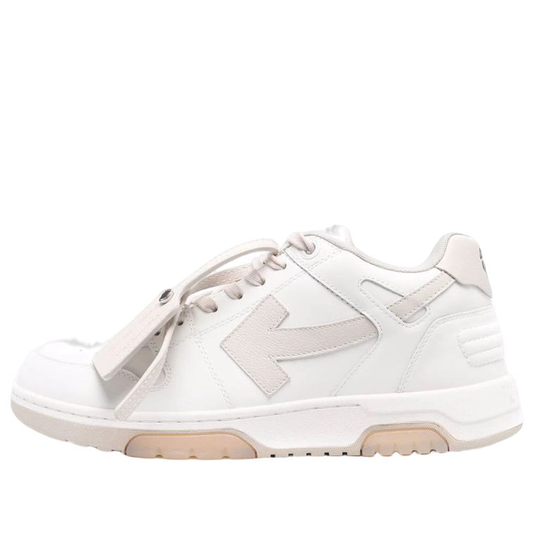 Off-White Out Of Office Low-Top Sneakers 'White Beige' OMIA189C99LEA0010161 sold by KicksCrew