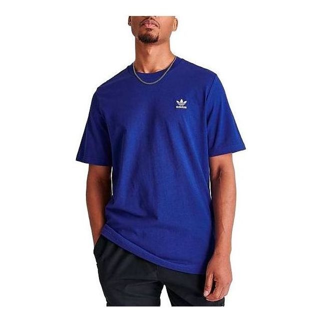 adidas Trefoil Essentials Tee 'Blue' IA4870 sold by KicksCrew