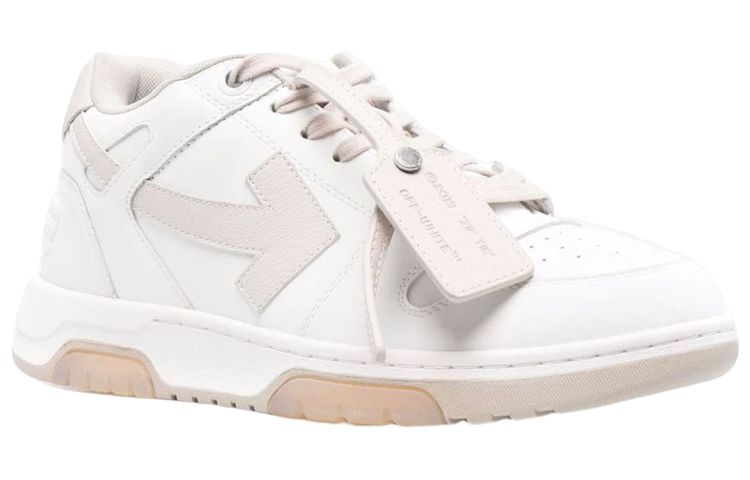 Off-White Out Of Office Low-Top Sneakers 'White Beige' OMIA189C99LEA0010161 sold by KicksCrew product image thumbnail 2