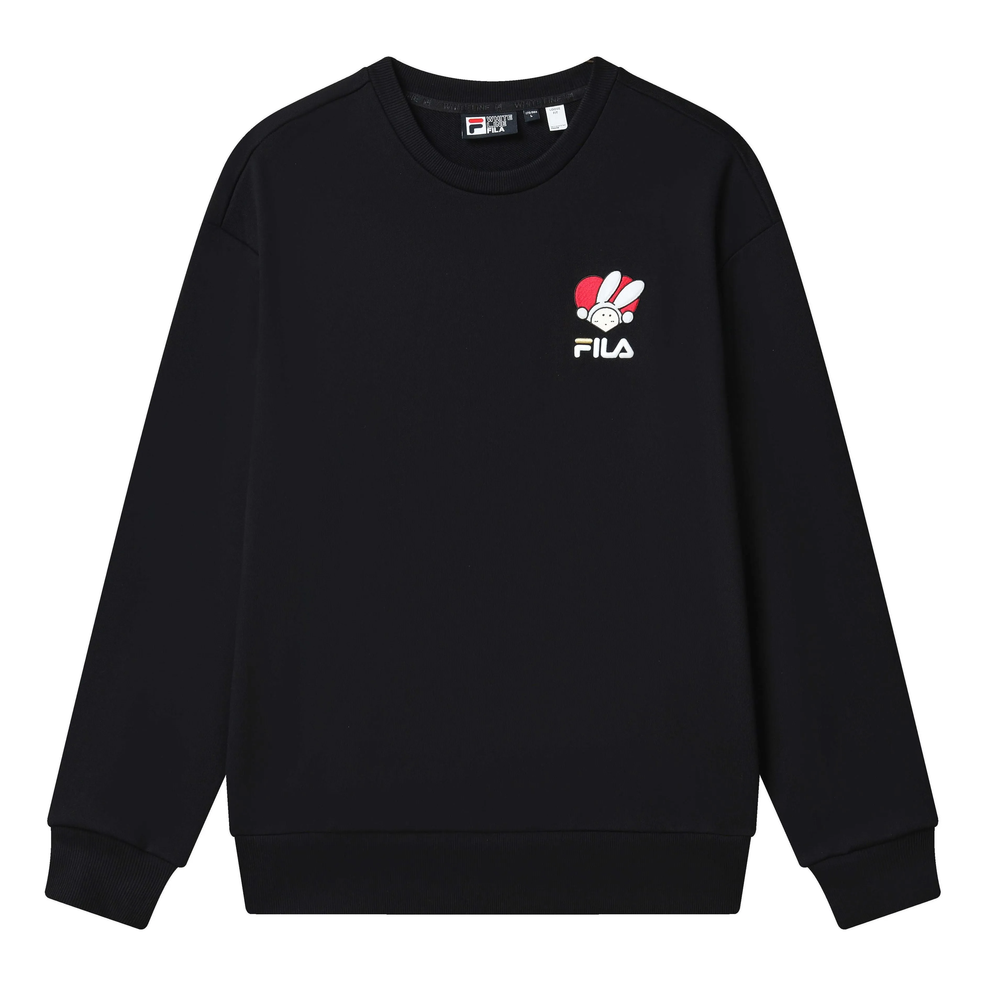 FILA Graphic Print Pullover 'Black' F11U319207F-BK sold by KicksCrew