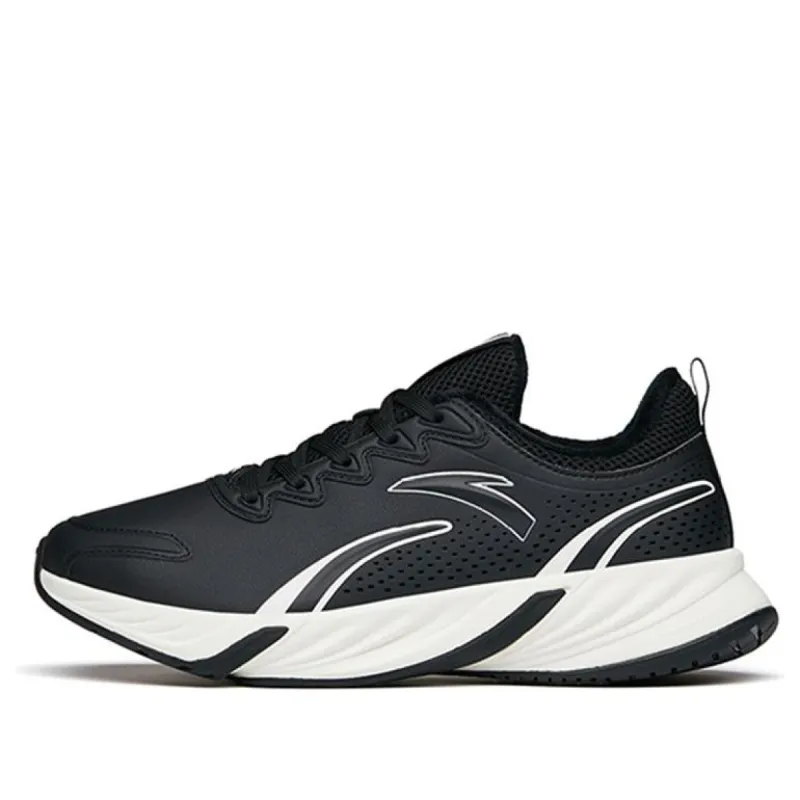 (WMNS) ANTA Run Collection Fleeced'Black White' 122145523-10 sold by KicksCrew