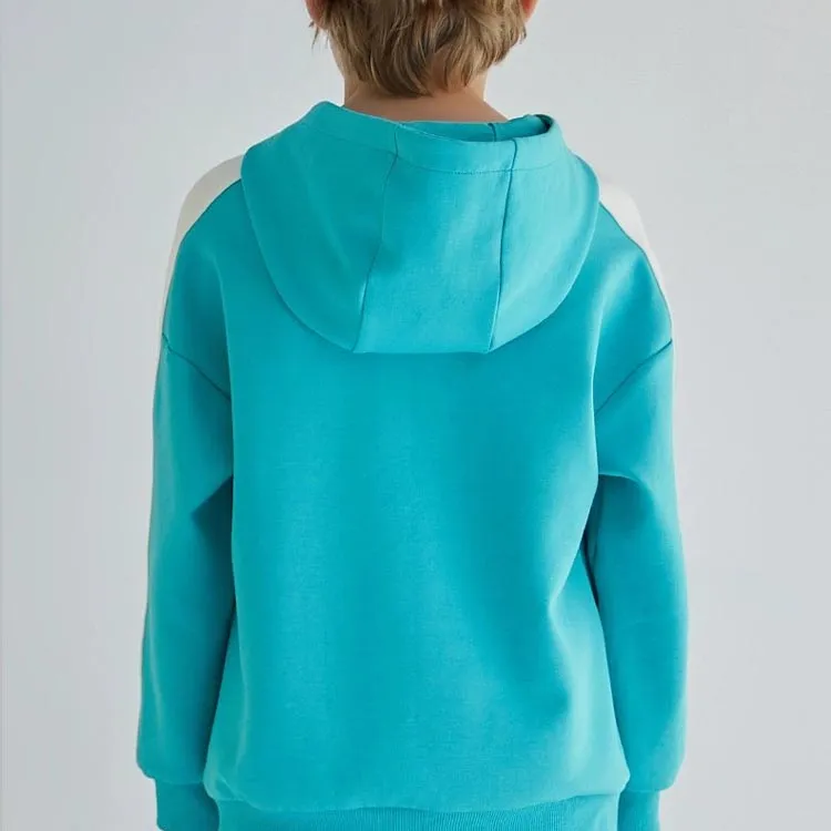 (GS) Mizuno Sportwear Hoodie 'Blue' 32CC2403 sold by KicksCrew product image thumbnail 5