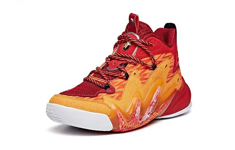(GS) ANTA Shock Wave 2 'Red Orange' 312031109-2 sold by KicksCrew product image thumbnail 2