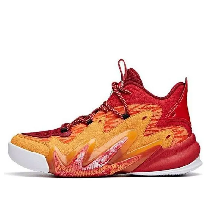 (GS) ANTA Shock Wave 2 'Red Orange' 312031109-2 sold by KicksCrew