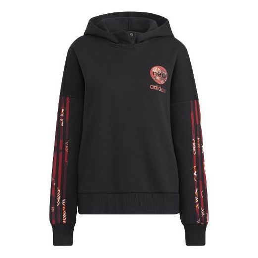 (WMNS) Adidas Neo CNY Hoodies 'Black' HM7482 sold by KicksCrew