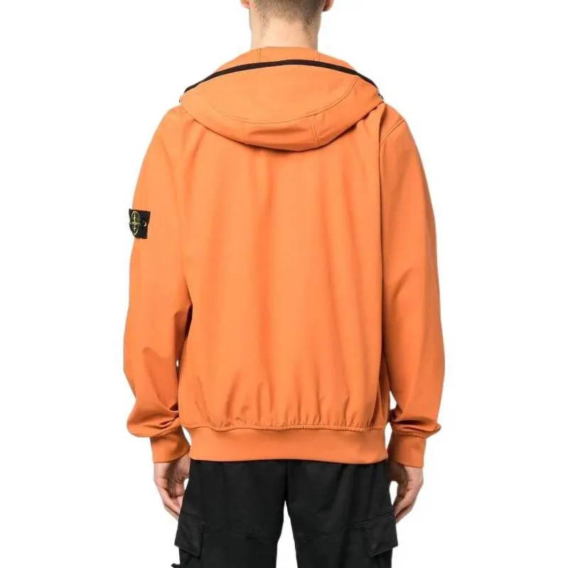 STONE ISLAND Light Soft Shell-R Hooded Jacket 'Sienna' 781540927-V0073 sold by KicksCrew product image thumbnail 2