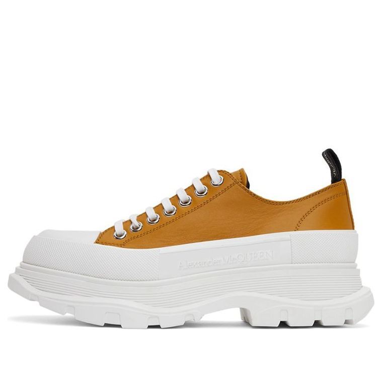 Alexander McQueen Tread Slick Sneakers 'Tan White' 627225WHZP27169 sold by KicksCrew