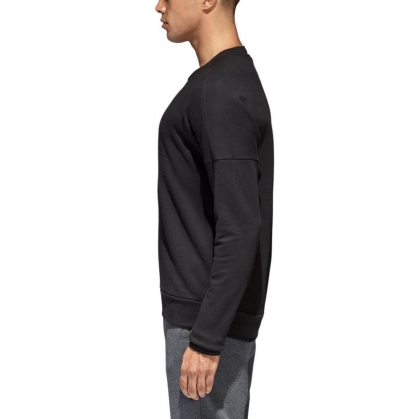 Adidas Logo Sweatshirt 'Black' CW3542 sold by KicksCrew product image thumbnail 3