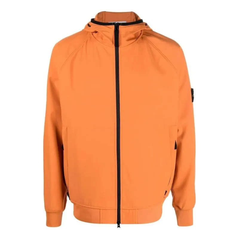 STONE ISLAND Light Soft Shell-R Hooded Jacket 'Sienna' 781540927-V0073 sold by KicksCrew