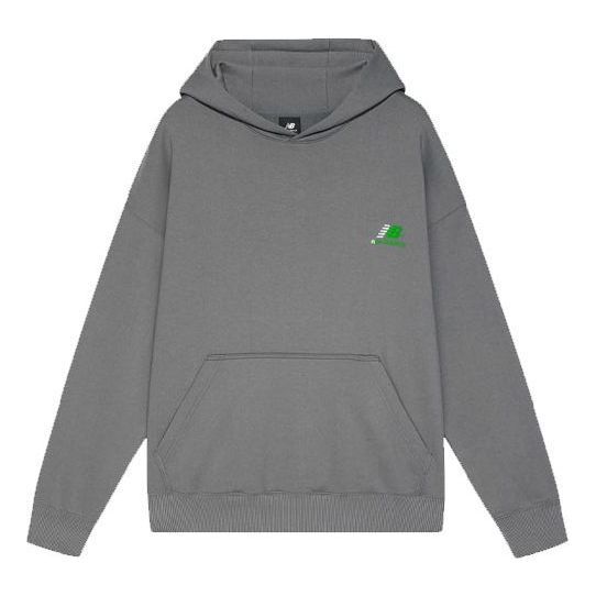 New Balance x Nice Rice Logo Hoodie 'Grey' AMT22385-SYA sold by KicksCrew