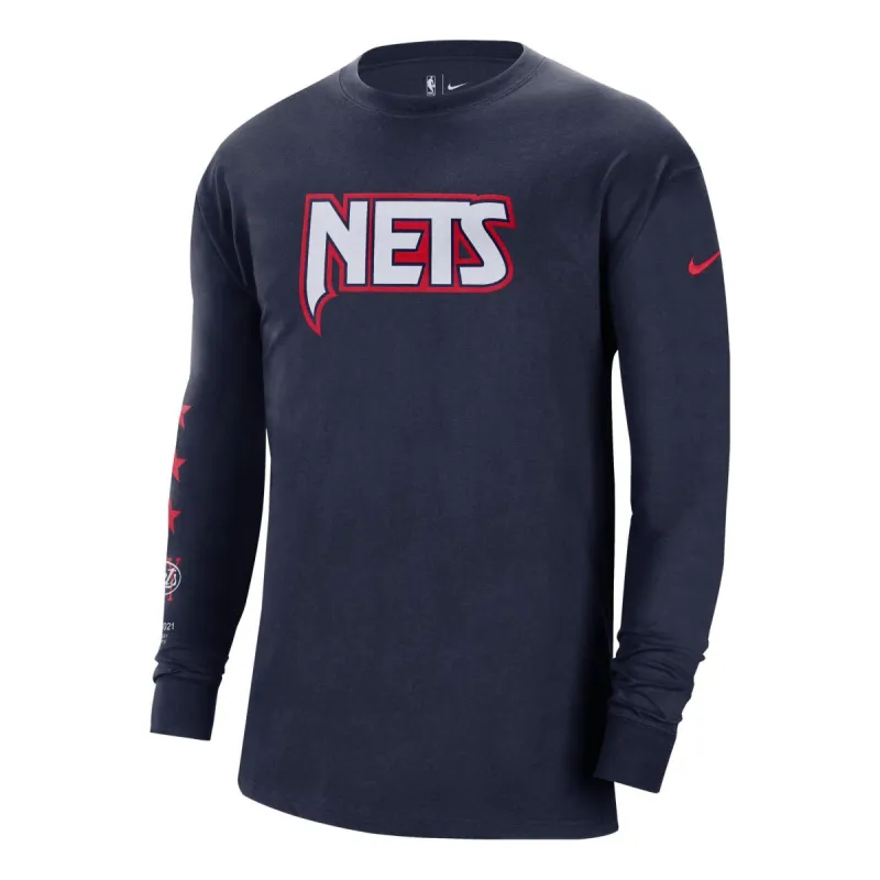 Nike x NBA Brooklyn Nets Sweatshirt 'Navy' DA7306-419 sold by KicksCrew