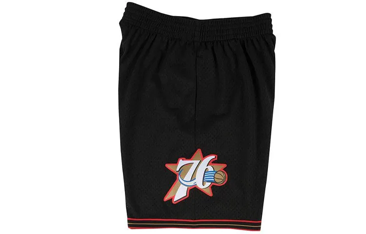 Mitchell & Ness NBA Swingman Shorts Philadelphia 76ers Road 2000-01 'Black' SMSHGS18248-P76BLCK00 sold by KicksCrew product image thumbnail 3