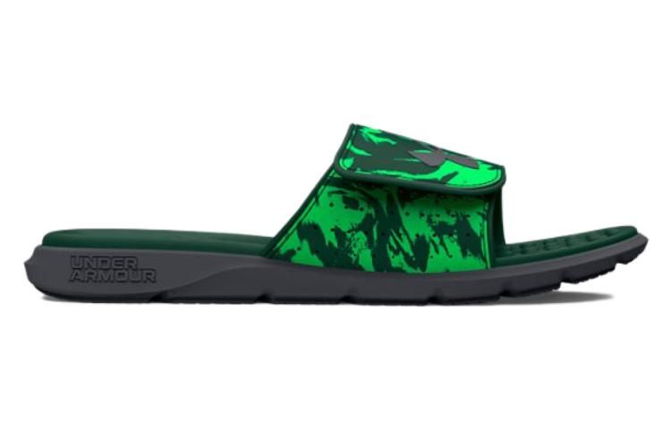 Under Armour Ignite Pro Freedom Slides 'Green Black' 3026024-303 sold by KicksCrew product image thumbnail 2