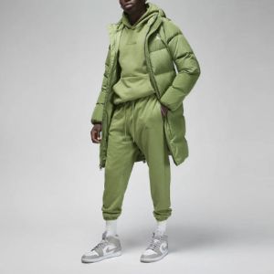 Air Jordan Wordmark Fleece Hoodie 'Sky J Light Olive' FJ1966-340 sold by KicksCrew
