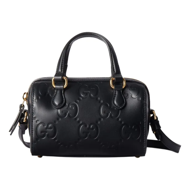 (WMNS) Gucci GG Super Mini Top Handle Bag 'Black' 790130-AADLO-1000 sold by KicksCrew