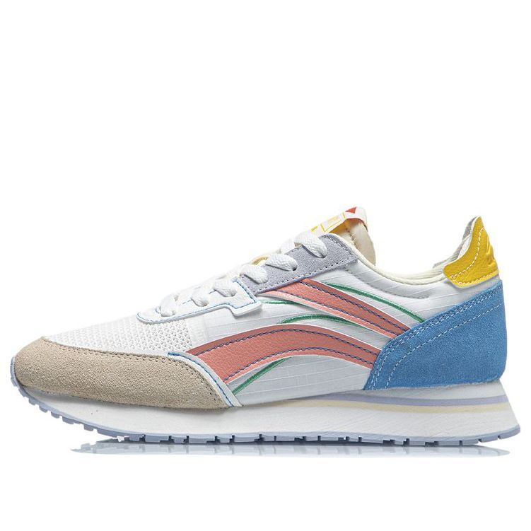 (WMNS) Li-Ning ChengFeng 'White Blue Pink' AGCR196-6 sold by KicksCrew