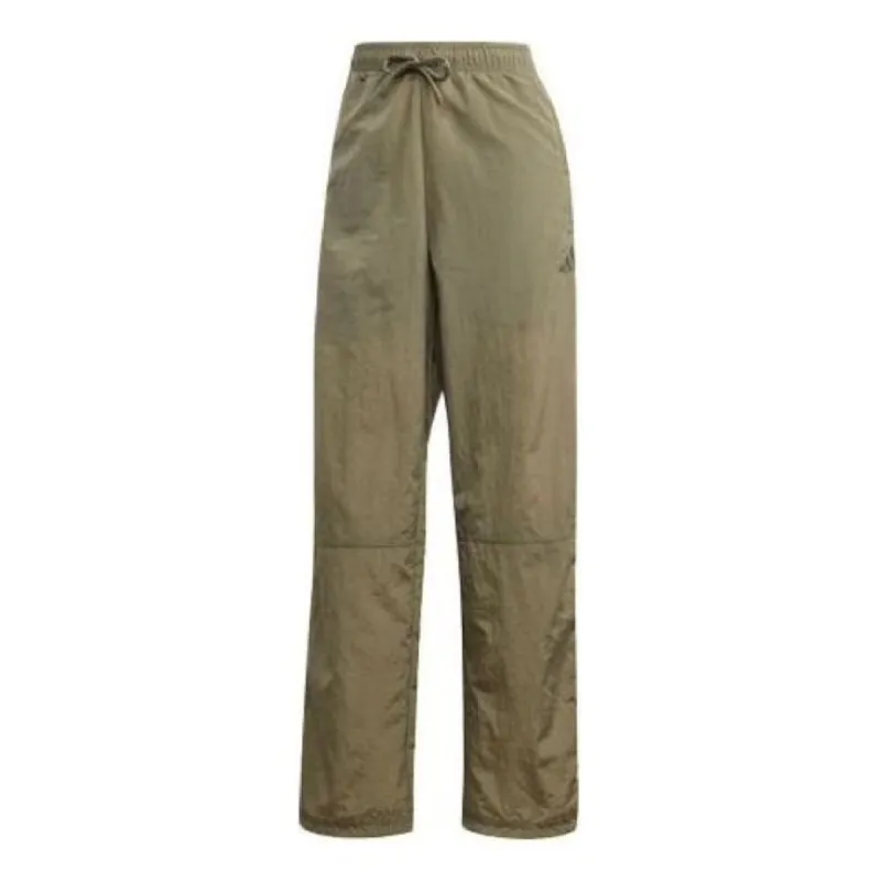 (WMNS) adidas Woven Pants Asia Sizing 'Green' FI6718 sold by KicksCrew