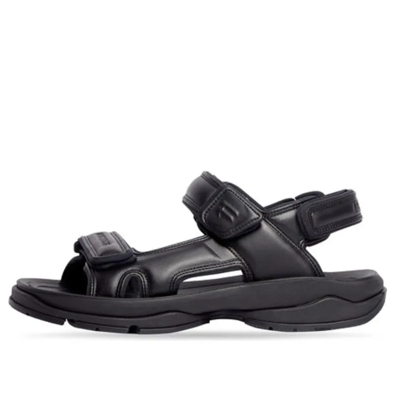 Balenciaga Tourist Sandals 'Black Technical Material' 738613W2CDA1000 sold by KicksCrew