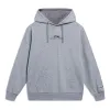Li-Ning Anything Is Possible Graphic Hoodie 'Grey' AWDT597-3 sold by KicksCrew