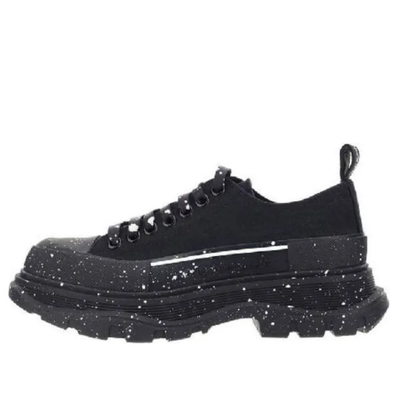 Alexander McQueen Tread Slick Sneakers 'Black' 682414W4MVI1070 sold by KicksCrew