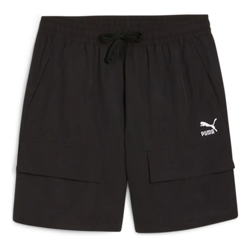 PUMA Classic Cargo Shorts 'Black' 624262-01 sold by KicksCrew