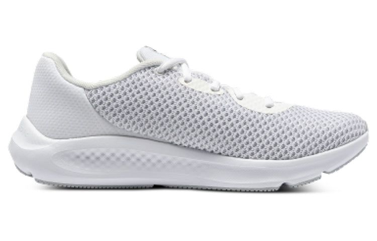 (WMNS) Under Armour Charged Pursuit 3 Metallic 'White Pink' 3025847-101 sold by KicksCrew product image thumbnail 2