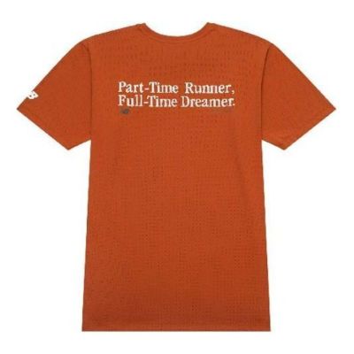 New Balance NB Icon T-shirt 'Dark Orange' NEE25031-BUR sold by KicksCrew