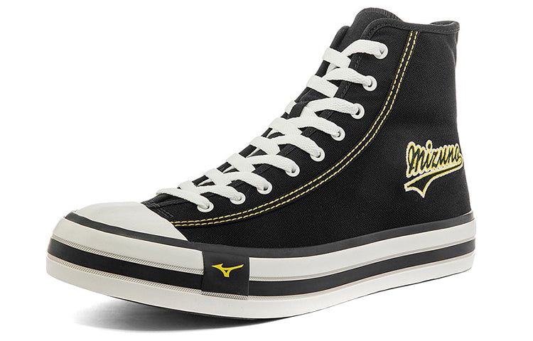 Mizuno Court S High Top Canvas 'Black' D1GH220703 sold by KicksCrew product image thumbnail 2