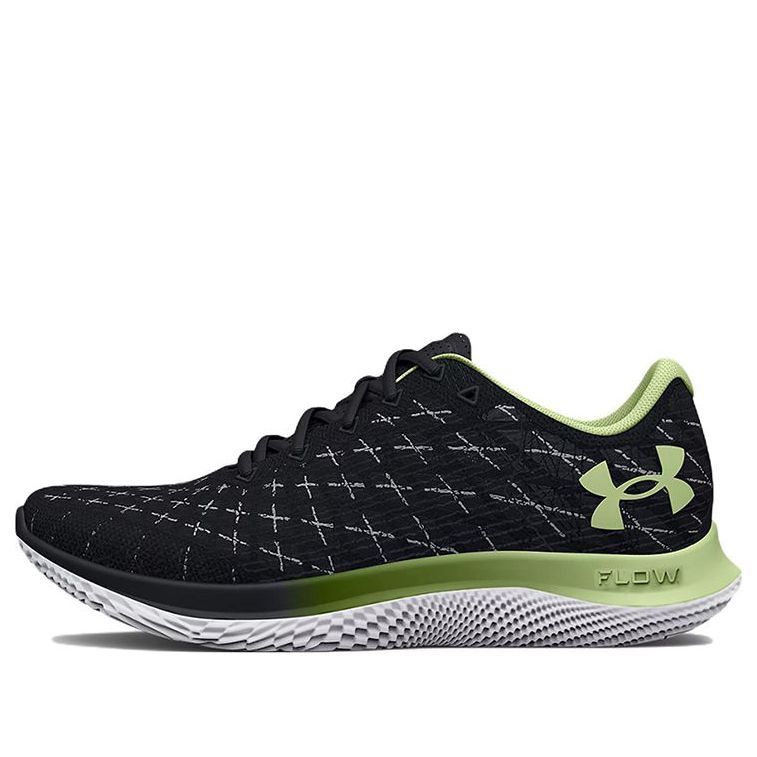Under Armour Flow Velociti Wind 2 'Black Phosphor Green' 3024903-003 sold by KicksCrew