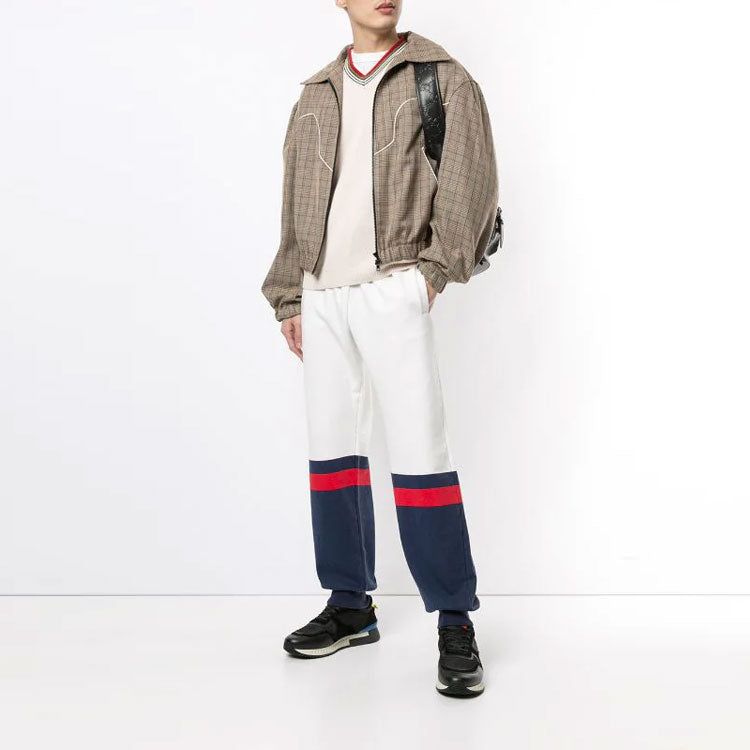 Gucci Interlocking G-patch Track Pant 'White Blue' 625403-XJCSU-9059 sold by KicksCrew product image thumbnail 2