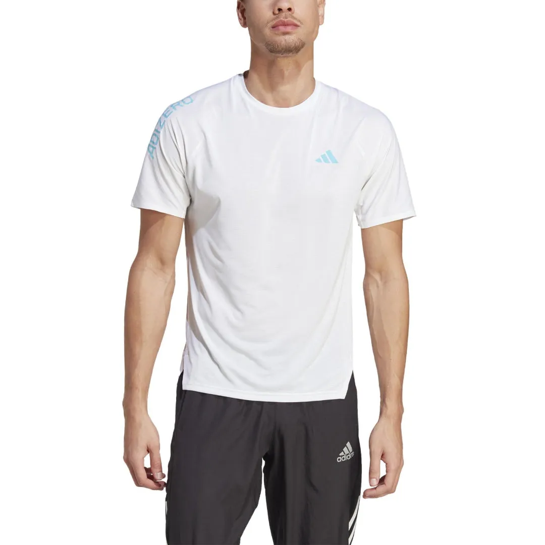 adidas Adizero Running T-Shirt 'White Blue' IL1462 sold by KicksCrew product image thumbnail 3