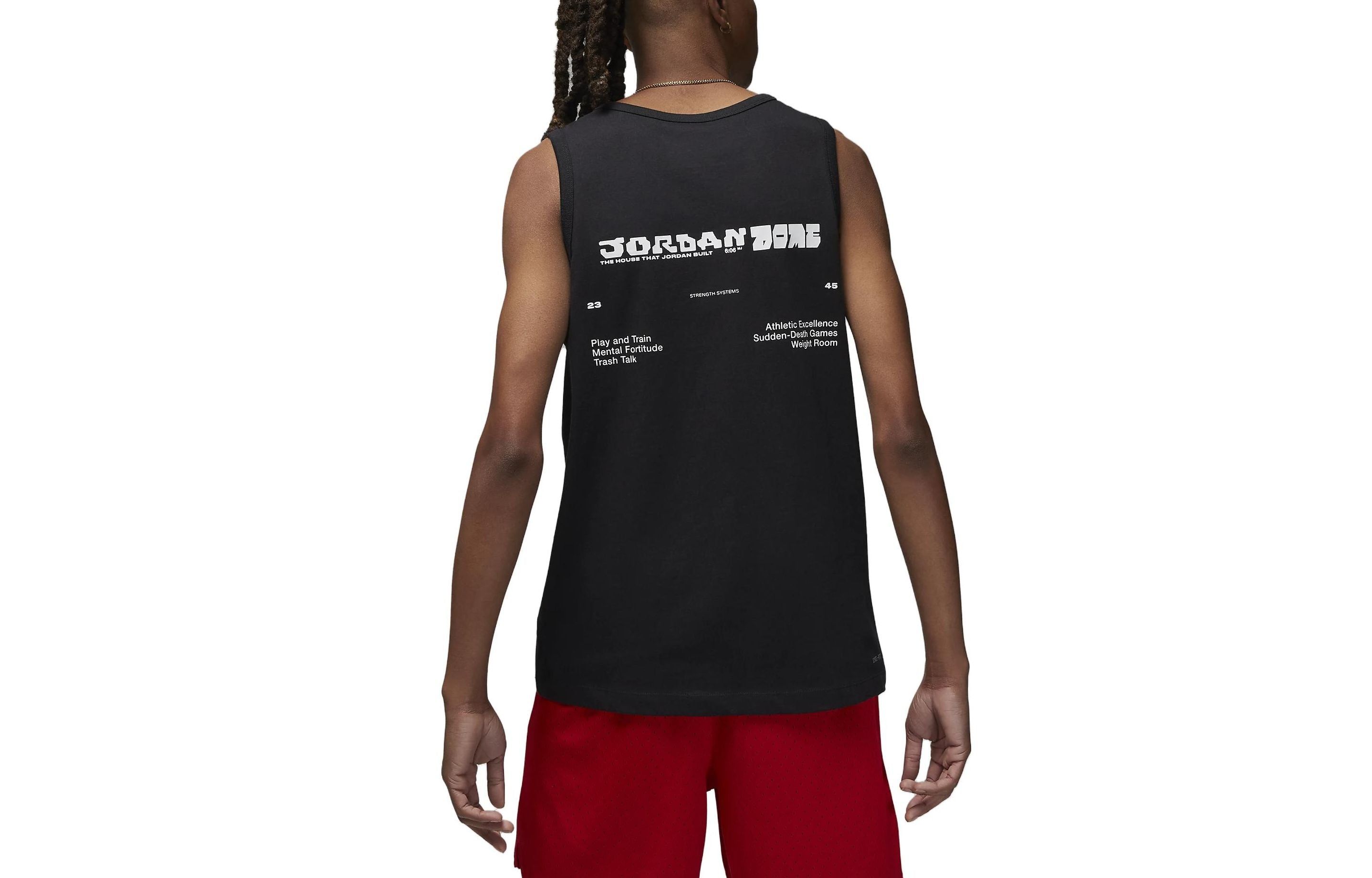 Air Jordan Sport Graphic Tank Top 'Black' DX9605-010 sold by KicksCrew product image thumbnail 2