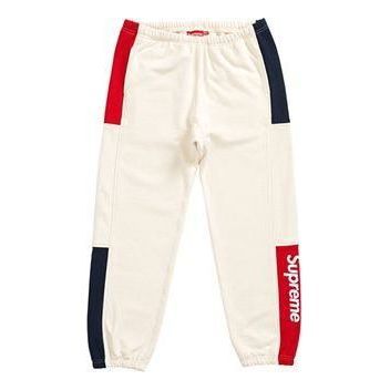 Supreme Formula Sweatpants 'White Black Red' SUP-SS19-284 sold by KicksCrew