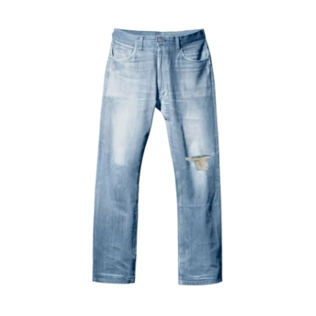 Yeezy Gap Engineered By Balenciaga 5 Pocket Denim Pants 'Blue' 470828-00 sold by KicksCrew
