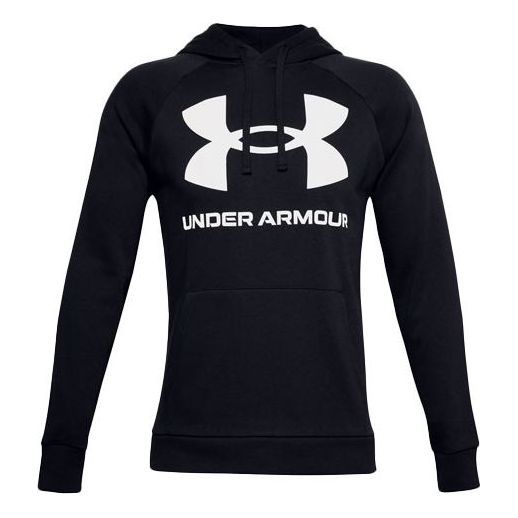 Under Armour Rival Fleece Big Logo Hoodie 'Black' 1357093-001 sold by KicksCrew