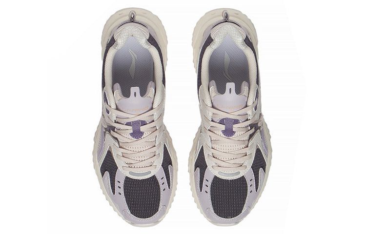 (WMNS) Li-Ning Casual Lightweight Low-Top Sneakers 'Beige Purple' ARLS022-3 sold by KicksCrew product image thumbnail 4