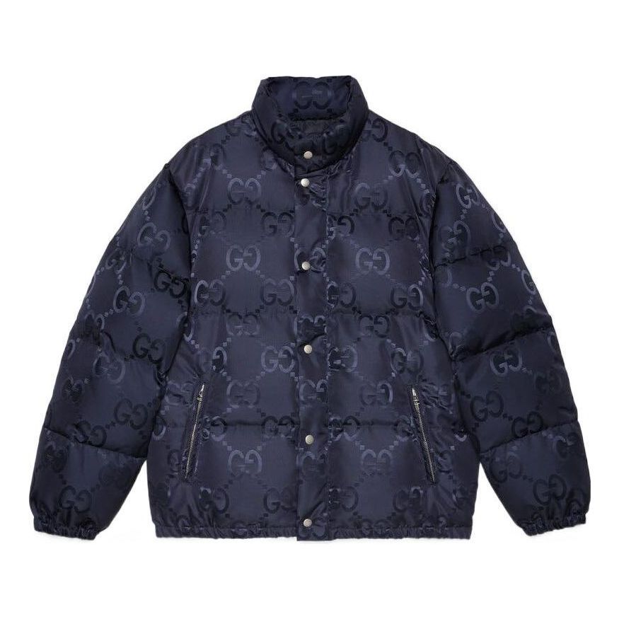Gucci Jumbo GG Canvas Down Jacket 'Blue' 694161-Z8A53-4348 sold by KicksCrew