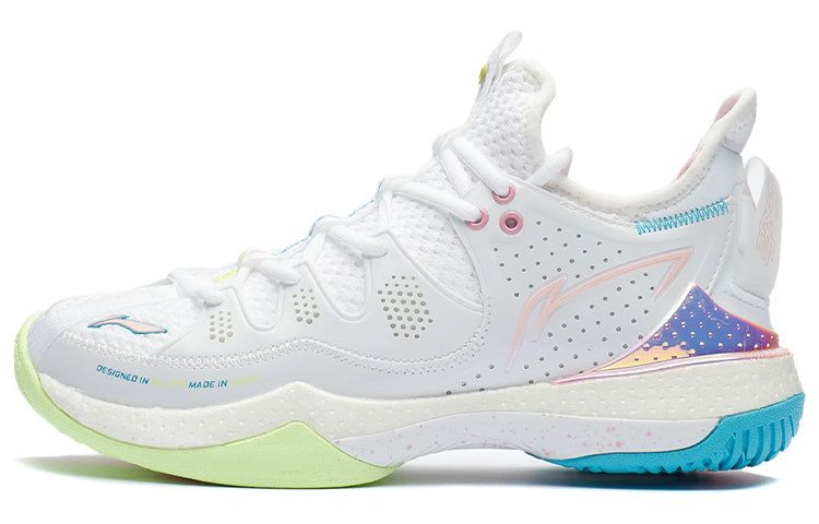 (WMNS) Li-Ning Halberd 3 'White Blue Green' AYAR024-1 sold by KicksCrew product image thumbnail 2