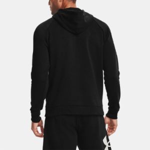 Under Armour Rival Fleece Big Logo Hoodie 'Black' 1357093-001 sold by KicksCrew